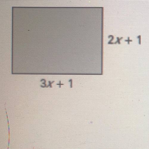 The area of the rectangle pictured below is 22. What is the value of x?