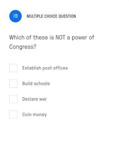 Which of these is NOT a power of Congress?