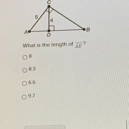 What is the length of line ab?