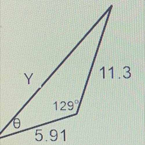 4. Find the length of Y
Find the missing angle marked e
11.3
129%
5.91