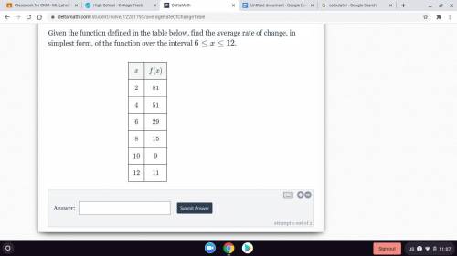 How do I solve this problem? I keep getting this wrong......

The lesson is on Average Rate of Cha