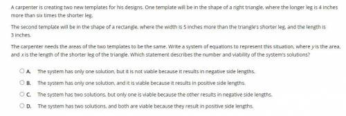Wording is very confusing to me ((help))

A carpenter is creating two new templates for his design