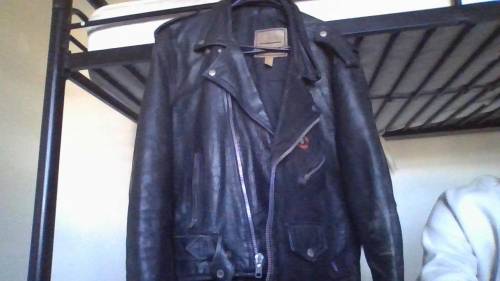 This is my leather jacket, it costed 200$