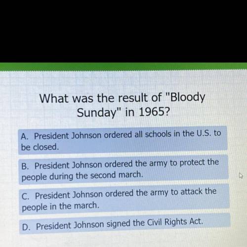 What was the result of Bloody Sunday?