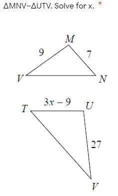 Solve the question using Triangle Similarity Theorem.