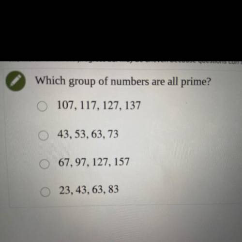 What numbers are prime numbers?