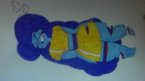 I used Crayola markers for this so don't be to judge on the coloring-