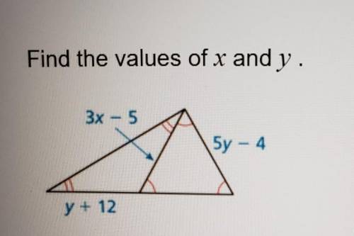 Find the values of X and Y.
