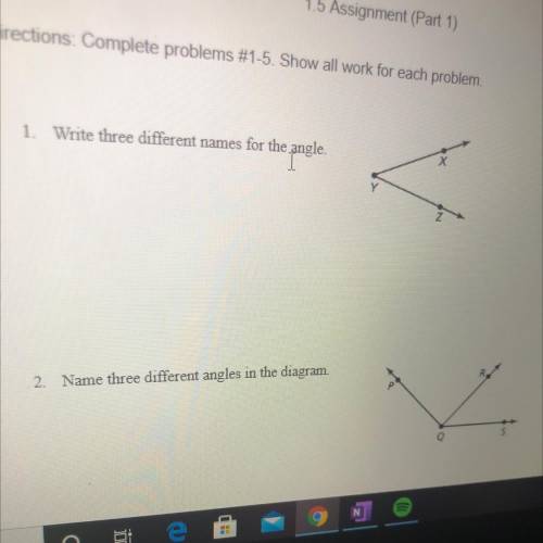 Any help please I appreciate it thank you on 1 and 2 plzzzz!!!