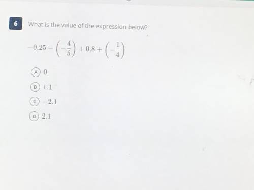 What is the value of expression below?