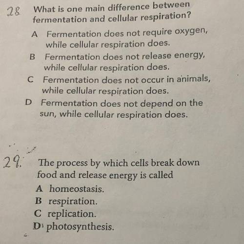 NEED HELP ON 28 AND 29. ONLY IF YOU KNOW YOUR ANSWER IS RIGHT
