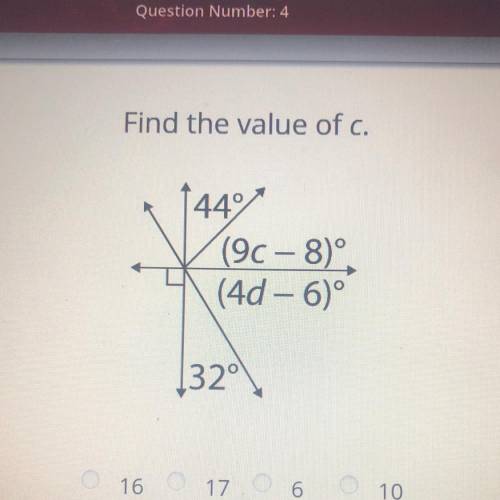 Find the value of c.