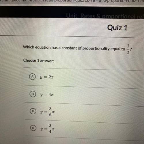 Choose 1 answer! Help me please