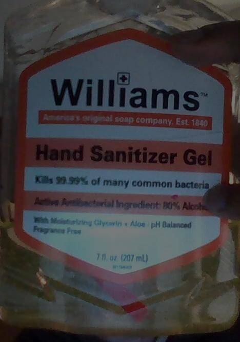 Comment for sanitizer image: you should use this to clean your hands when you dont have soap

comm