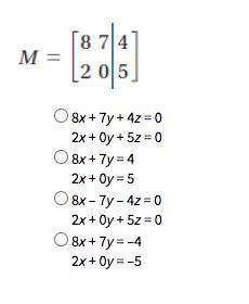WILL GIVE BRAINLIEST 36 POINTS

Please show the steps. 
Which linear system of equations does the