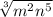 \sqrt[3]{m^{2} n^5}