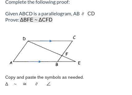 Geometry
Solve the proof.