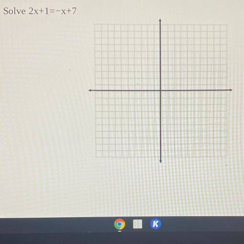 Solve 2x+1=-x+7
please helpppp ill cash app who helps me ($10)
