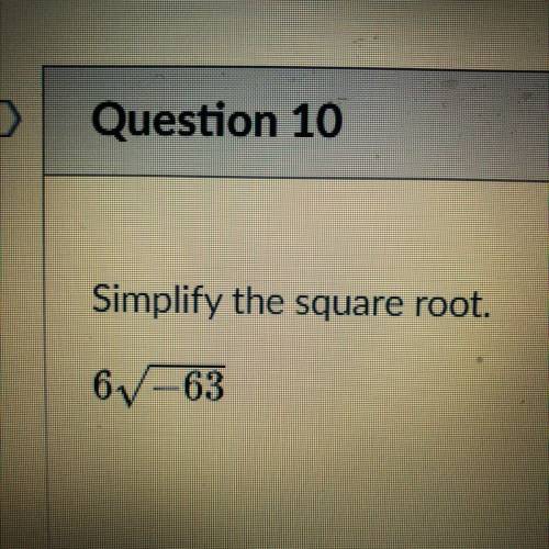 Simplify the square root.
6-63