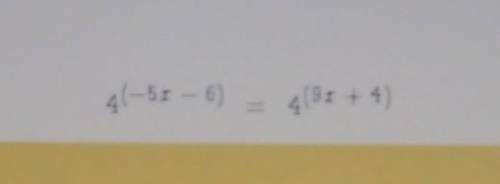 Can someone please explain to me how to solve these types of equations? I'm supposed to solve for x