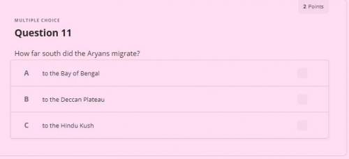 How far south did the Aryans migrate?