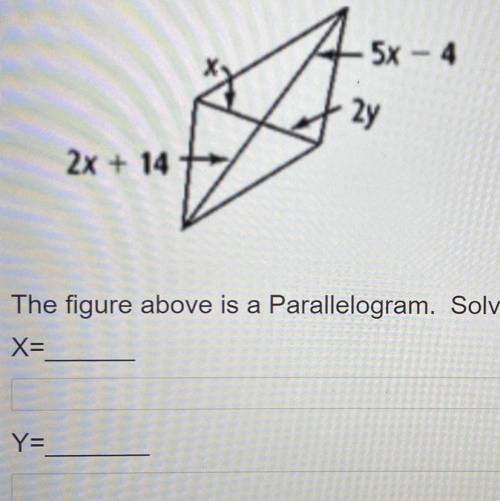 Can someone please solve for x and y?