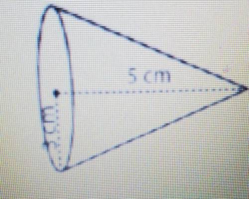 What is the height of the cone?