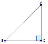If AB = 25 and BC = 24, what is AC? (4 points)

Note: The triangle is a right triangle as shown, b