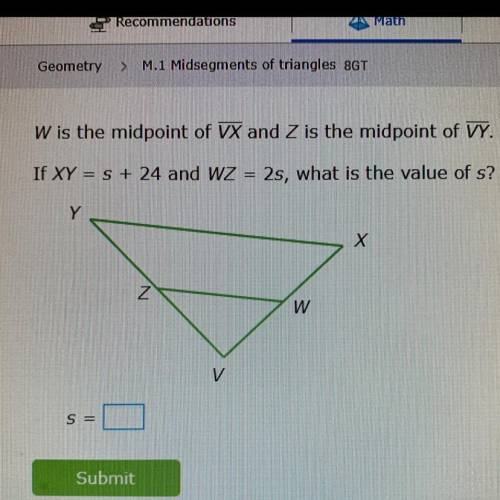 I need an answer to this. To help, WZ is half of XY.