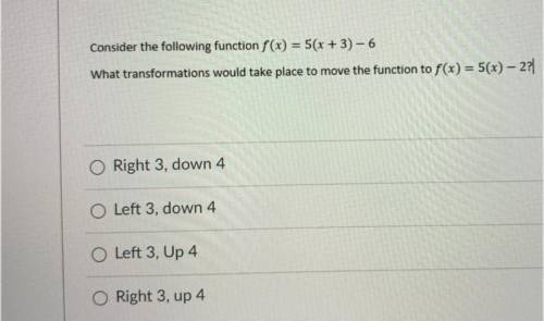 I need to know what transformation the function did .
Help please !