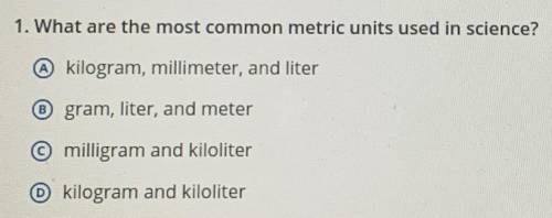 What are the most common metric units used in science?