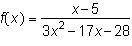Which statement is true about the discontinuities of the function f(x)?

a. there are holes at x=7