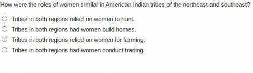 I WILL GIVE BRAINLIST IF RIGHT

How were the roles of women similar in American Indian tribes of t