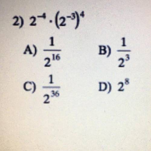 Simplify. Your answer should contain only positive exponents