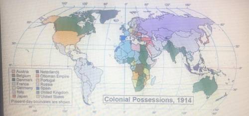 Analyze the map. Then, answer the question that follows.

Prior to World War I, which country had