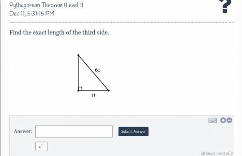 Can yall helppp !! This is Pythagorean Theorem (Level 1) math pleaseee I need helpp :'(