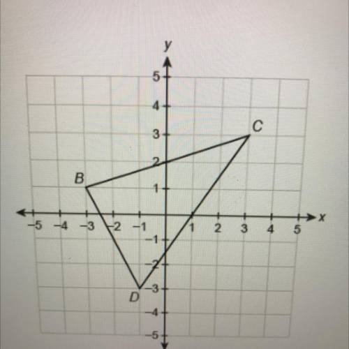 What is the orthocenter of the triangle below?
