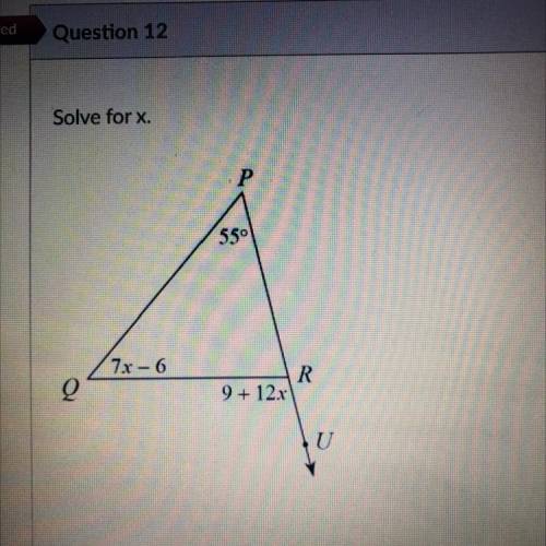 Solve for x.
Can someone please help me? :(
