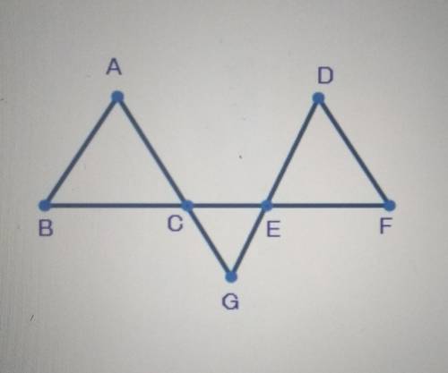 Will give brainliest if you figure out question below, first. in the figure below, ∆abc ∆def. point