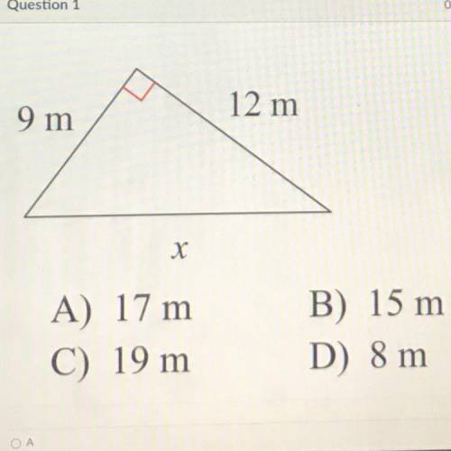 Find the missing side of this triangle ROUND TO THE NEAREST TENTH IF NEEDED!! PLEASE HELP WILL MARK