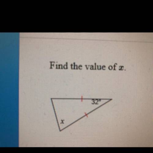 Find the value of x plz.