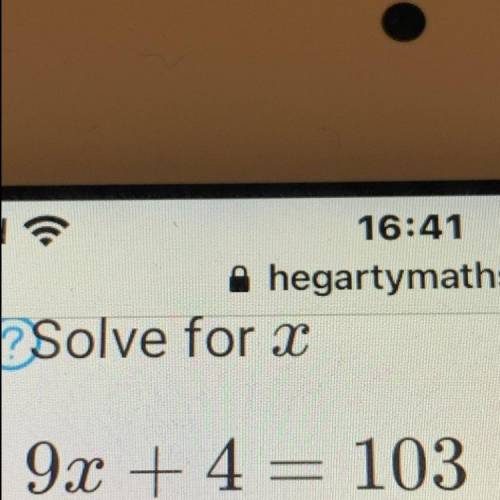 Solve for
9.2 +4 = 103