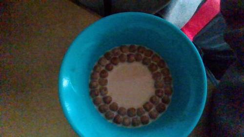So i was eating coco puffs and this beautiful thing happened