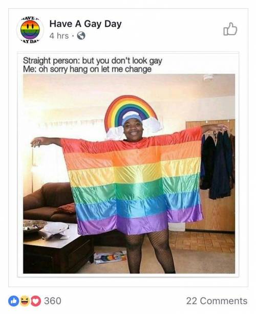 If you are LGBTQ this should make your day (it made mine)