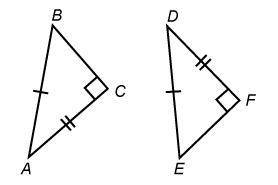 What theorem can be used to show that ABC ≅ DEF?

A. AAS Triangle Congruence Theorem
B. SSS Triang