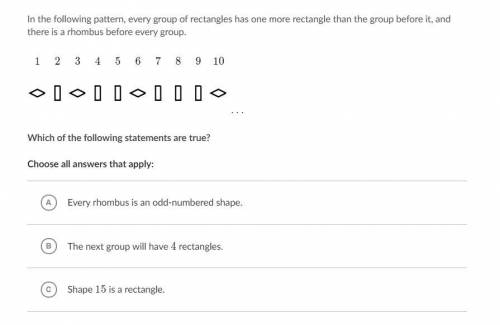 In the following pattern, every group of rectangles has one more rectangle than the group before it