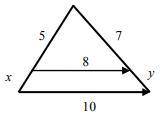 Solve the following problems:
Find x, y