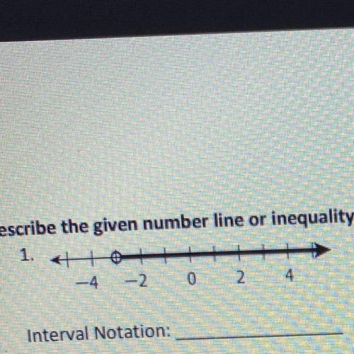 Find the Interval notation