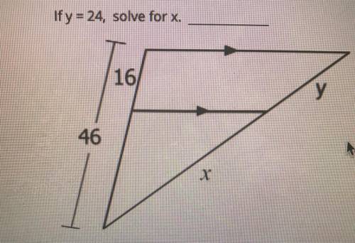 If y = 24, solve for x.
16.
1
y
46
х