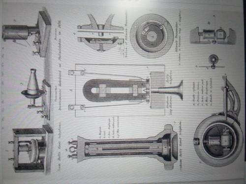 In the technical drawings of Bell's telephone which components are labeled 2 and 3
